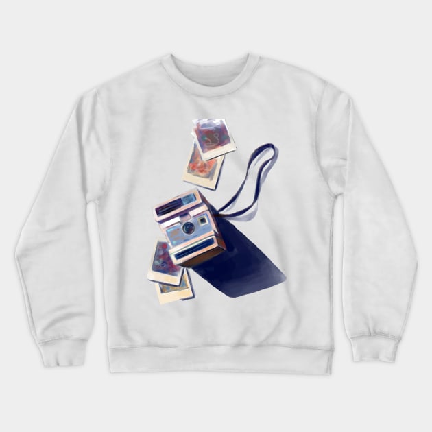 80s Polaroid Crewneck Sweatshirt by Marounkai